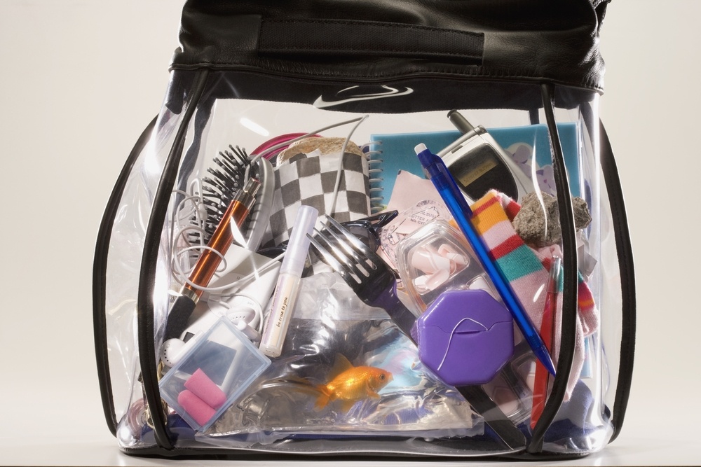 heavy duty clear backpacks